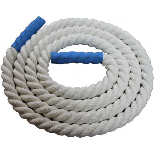 Gymnastic rope for swedish ladder