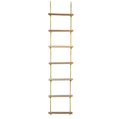 Rope Ladder for Swedish Wall Develops Balance, Coordination & Muscle Strength Safe & Durable with Ashwood Rungs 60 kg Max Load